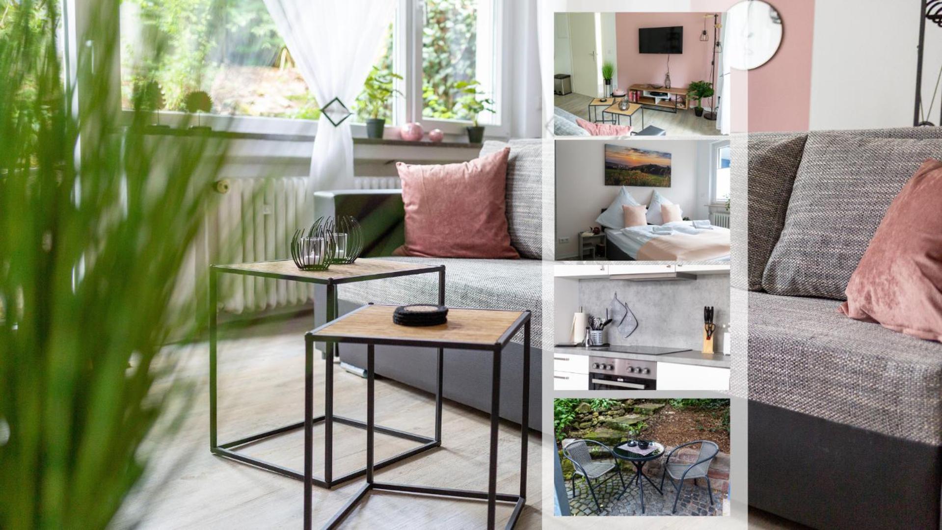 Best Stay Moderne Stadtwohnungen In Huenfeld - Kueche, Schlafsofa, Terrasse Oder Balkon Wlan Smart Tv Extérieur photo